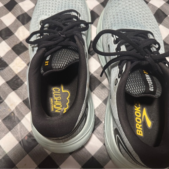 Brooks Men’s Glycerin 21 Running Shoe Cloud/Black/Gold Size 9 - Picture 7 of 9
